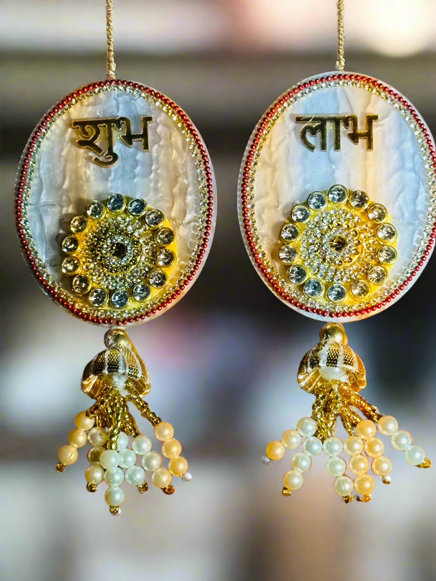 Red Motherpearl Theme Subh Labh