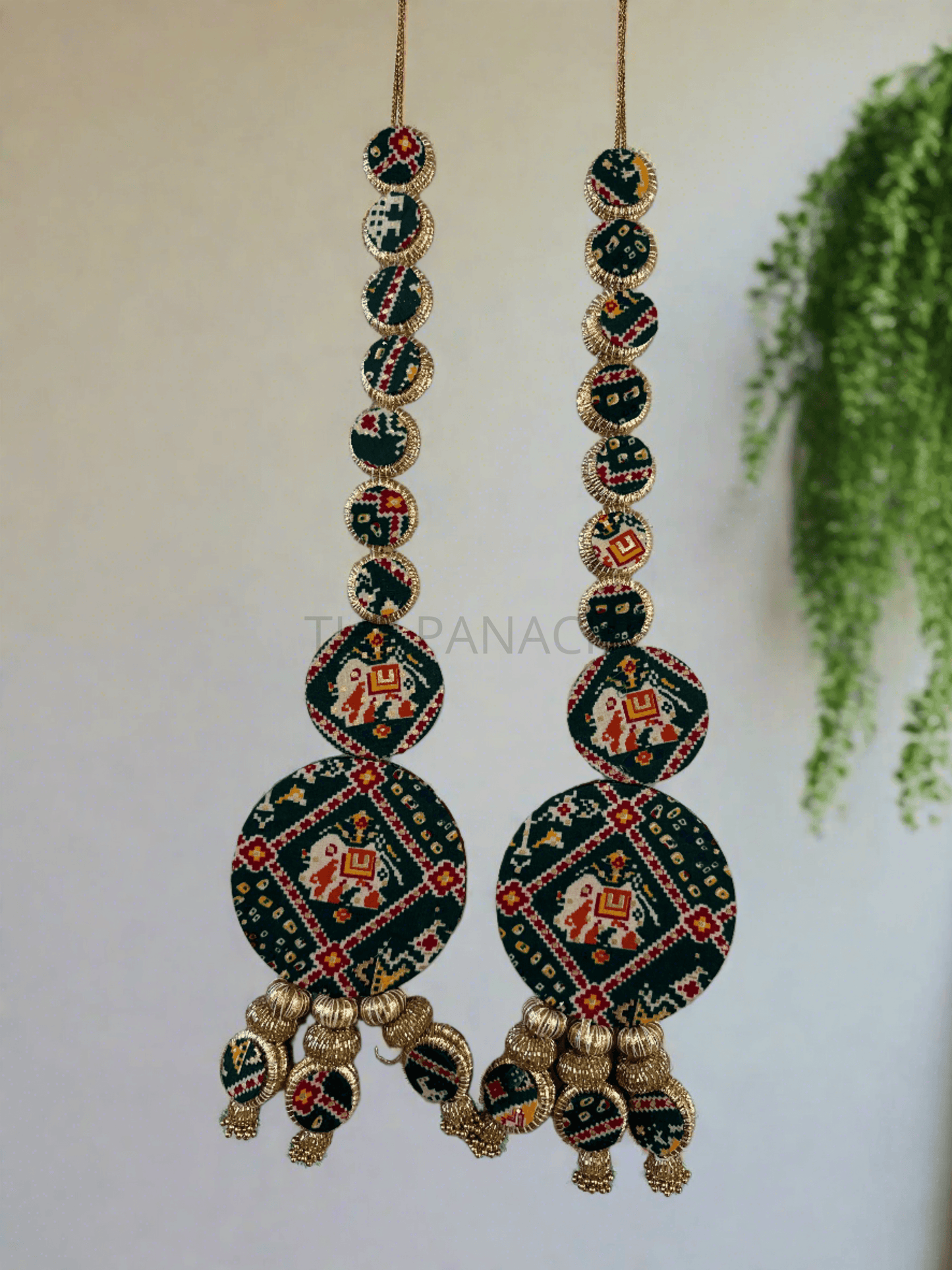 Red Dual Sided Patola ShubLabh