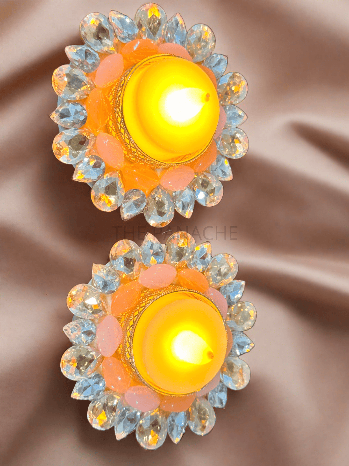 Peach stone candles(Diyas)