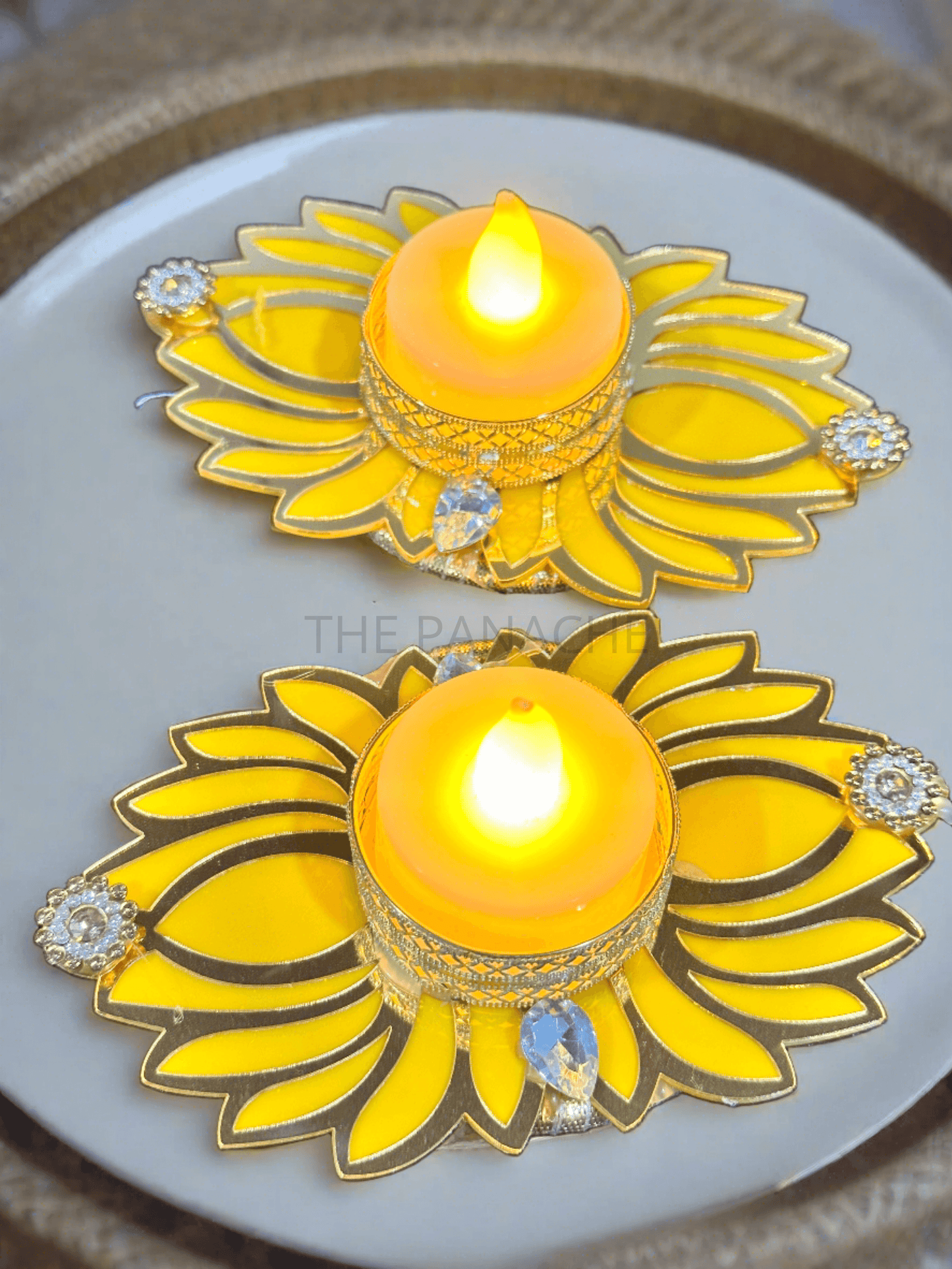 Yellow Lotus Candle