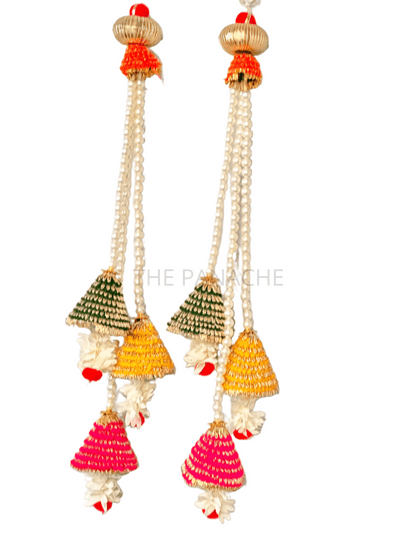 Multi- colour White Pearl Hangings