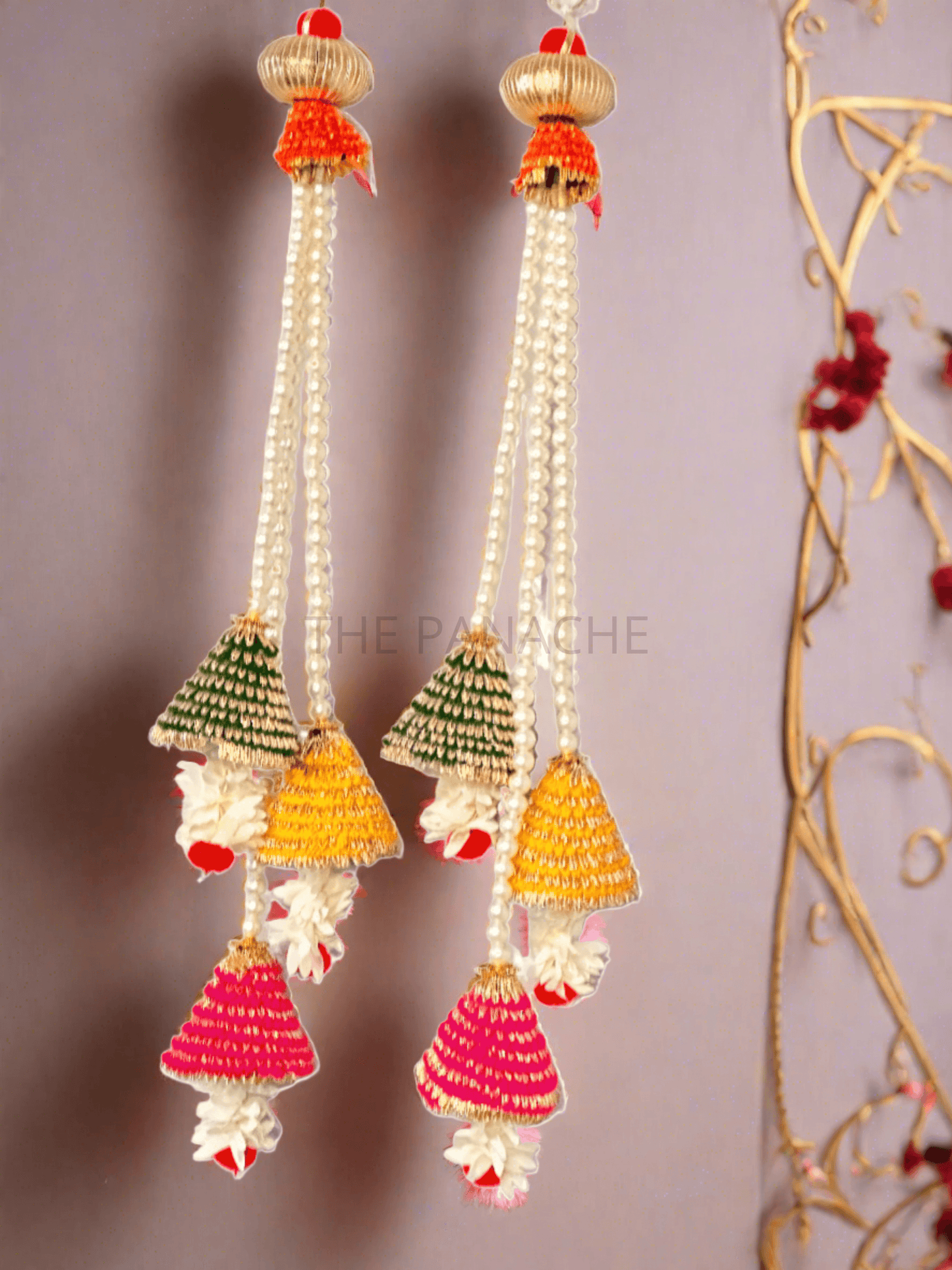 Multi- colour White Pearl Hangings