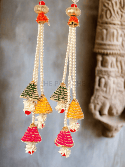 Multi- colour White Pearl Hangings