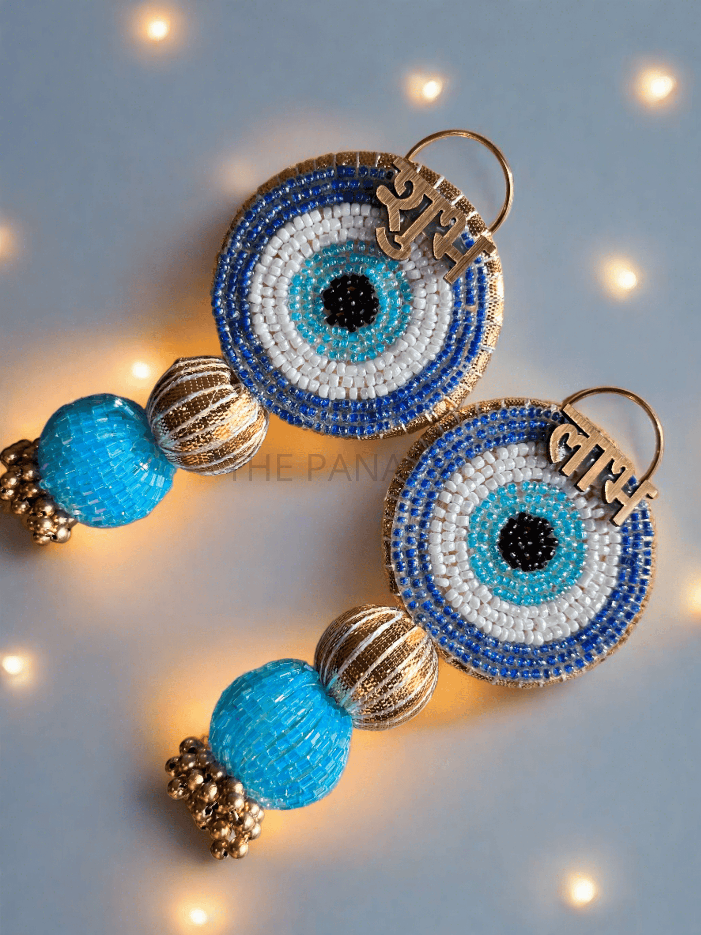 Blue Evil Eye Mini Subh Labh