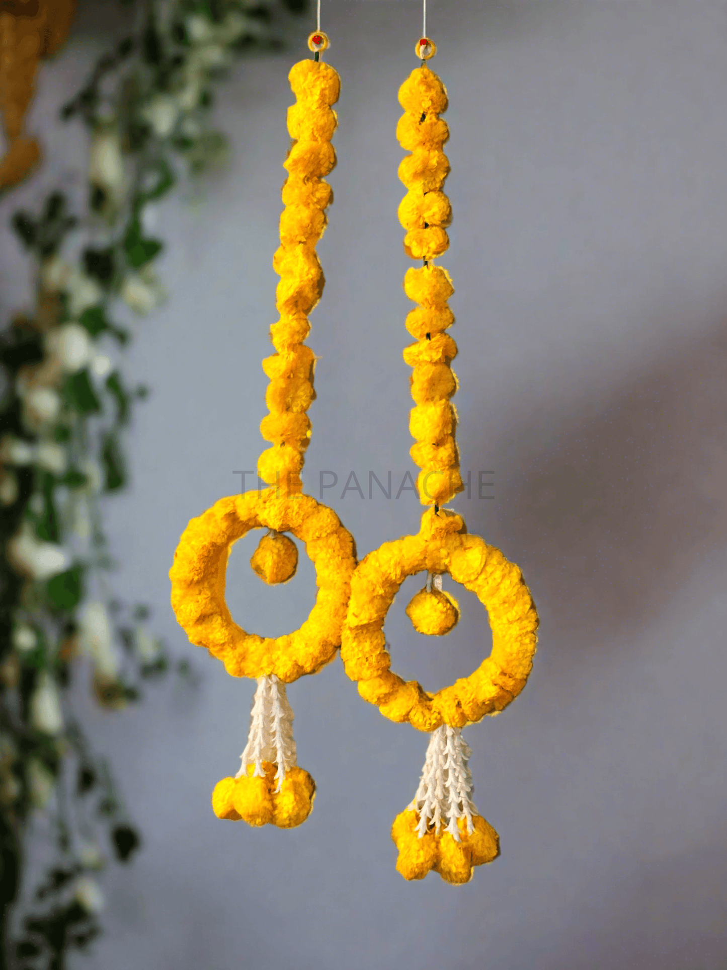 Yellow Pendulum Marigold Hangings