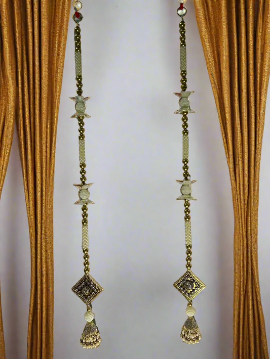 Pearl and Gold beads Hanging