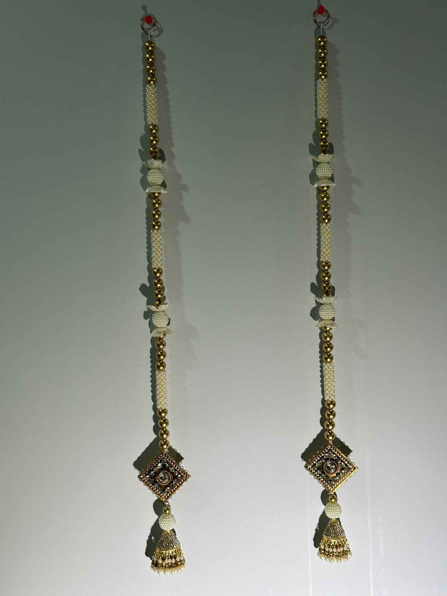 Pearl and Gold beads Hanging