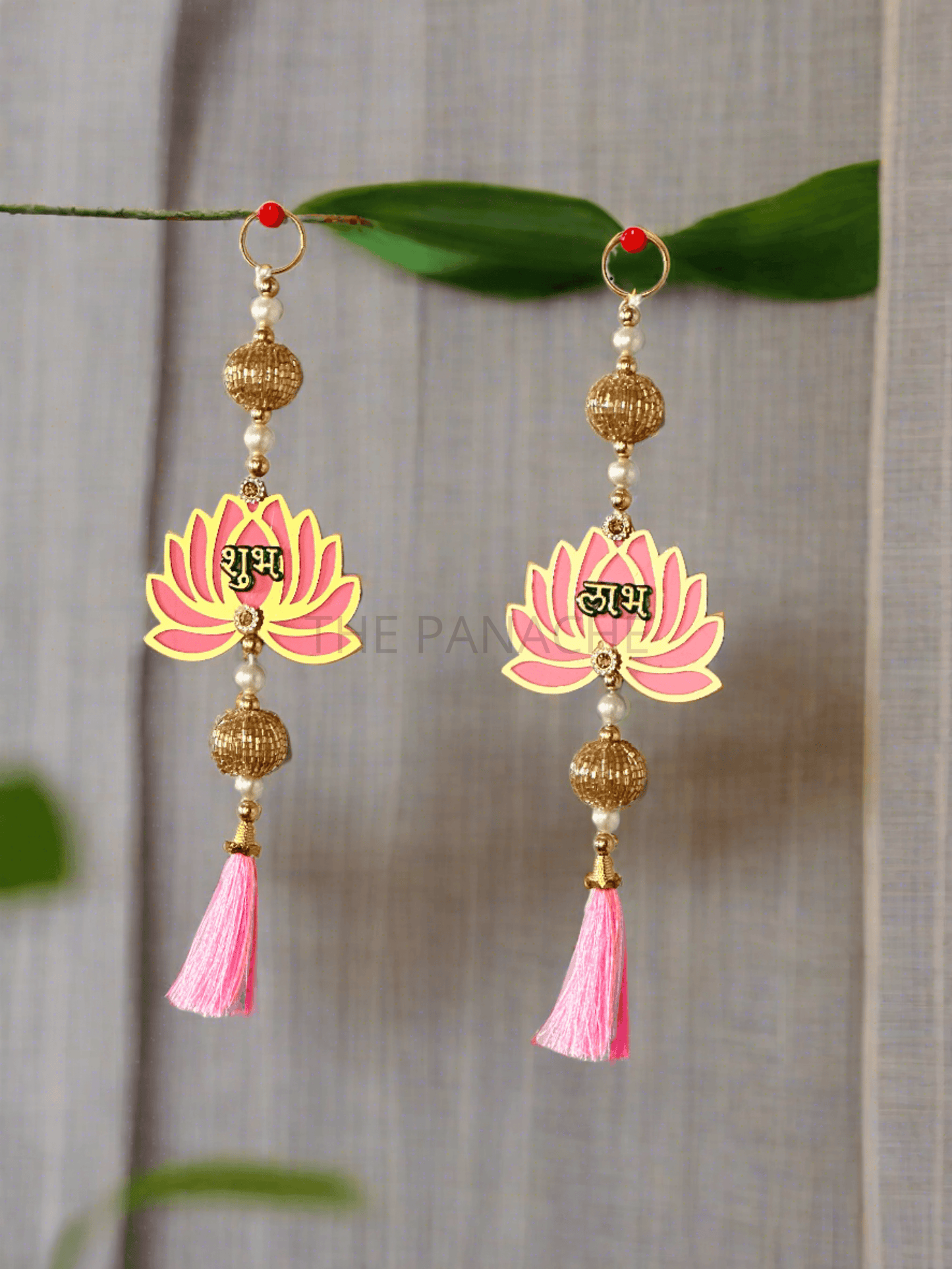 Pink Lotus(mini) SubhLabh Hanging