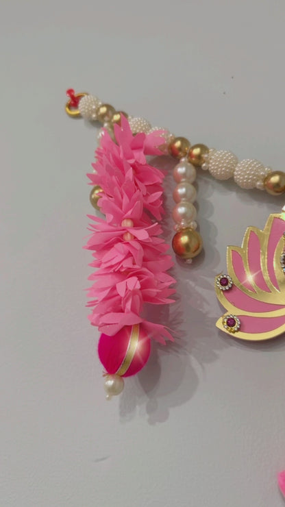 Pink Lotus Pearl Toran