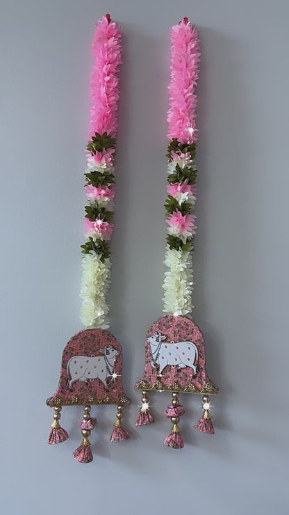 Dual Sided Pichwai Floral Hanging